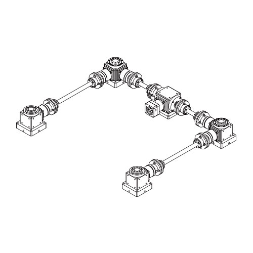 RB-G4U-A-BS 螺桿升降機(jī) (不附螺桿)型式